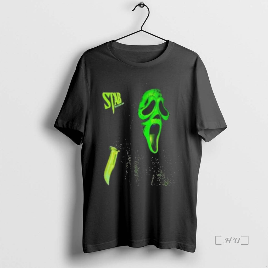 Officials Scream Stab Ghostface Green Mask Shirt Hoodie Sweatshirt | PurePodTees.com