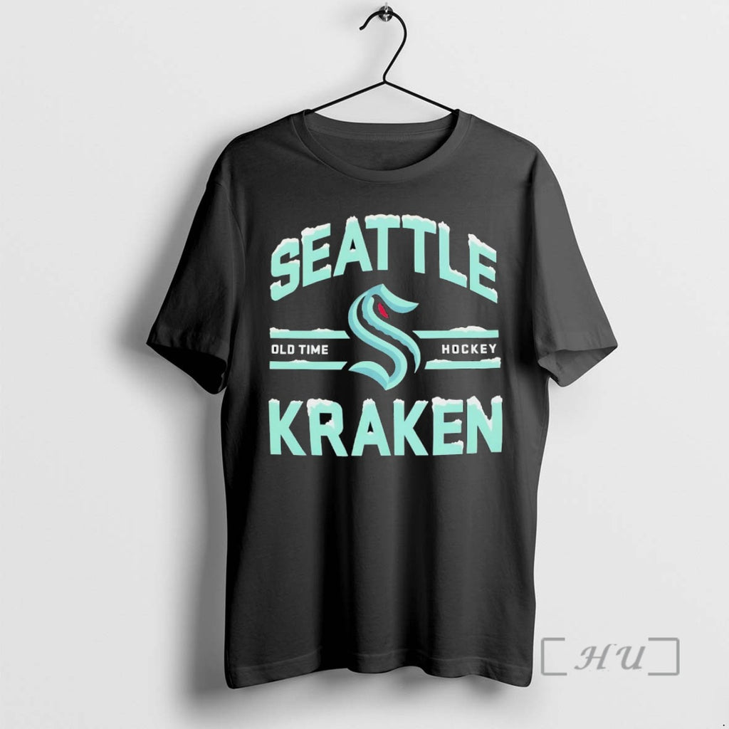 Officials Seattle Kraken Snowcapped Old Time Hockey T Shirt Sweater