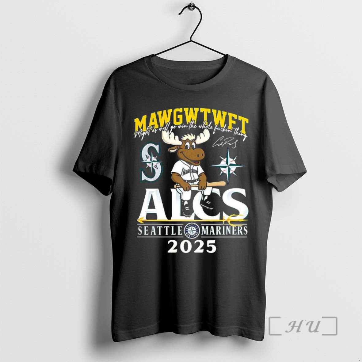 Officials Seattle Mariners Alcs 2025 Might As Well Go Win The Whole Fockin Thing Mascot Shirt Hoodie Sweatshirt