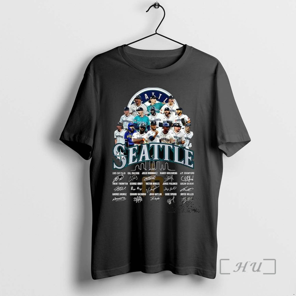 Officials Seattle Mariners Mlb Al West Division Teams Champions Signature 2025 T Shirt Sweater