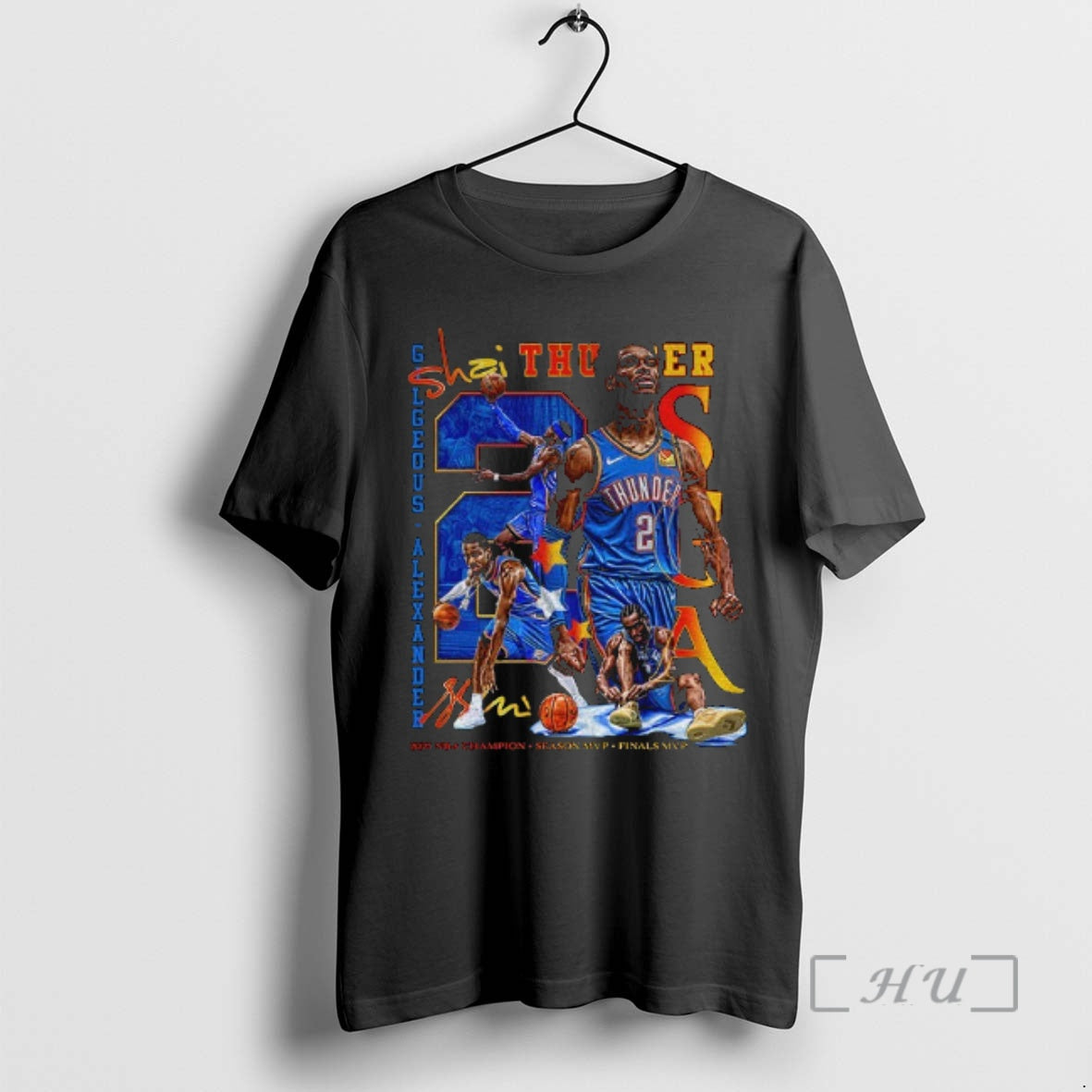 Officials Shai Gilgeous Alexander Oklahoma City Thunder Nba Champion Season Mvp Finals Mvp Basketball Graphic Shirt...
