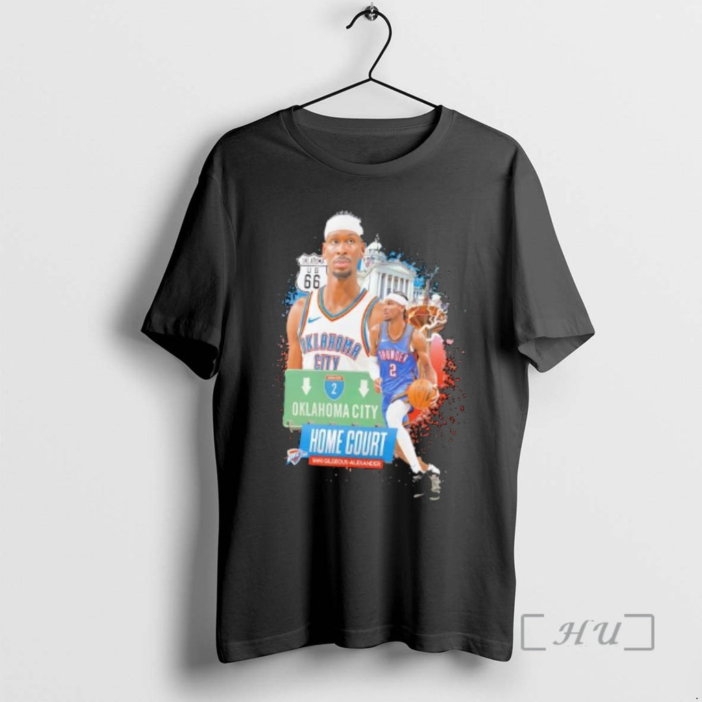 Officials Shai Gilgeous Alexander Oklahoma City Thunder Basketball Home Court