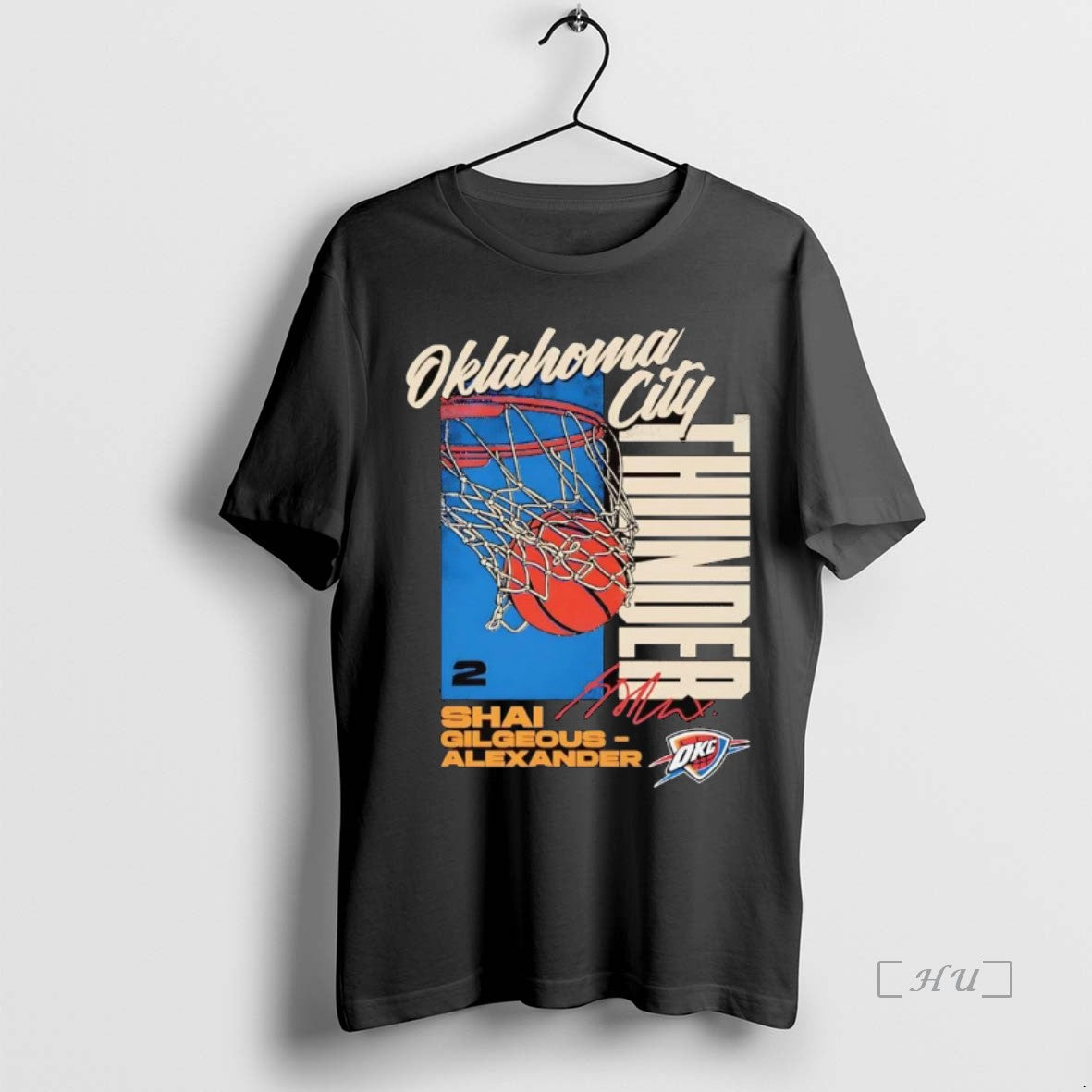 Officials Shai Gilgeous Alexander All Net Oklahoma City Thunder Shirt Hoodie Sweatshirt | PurePodTees.com