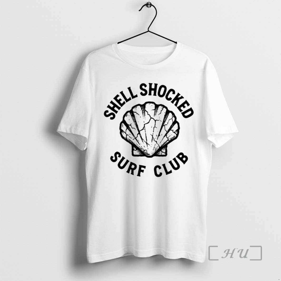 Officials Shell Shocked Surf Club Shirt Hoodie Sweatshirt | PurePodTees.com