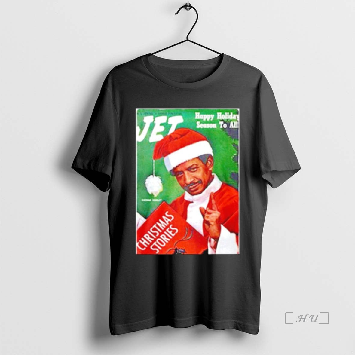 Officials Sherman Hemsley Santa Claus Jet Happy Holiday Season To All Christmas Premium T Shirts Hoodie Sweatshirt