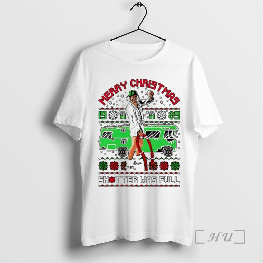 Officials Shitter Was Full Merry Christmas 2025 Ugly Shirt Hoodie Sweatshirt | PurePodTees.com
