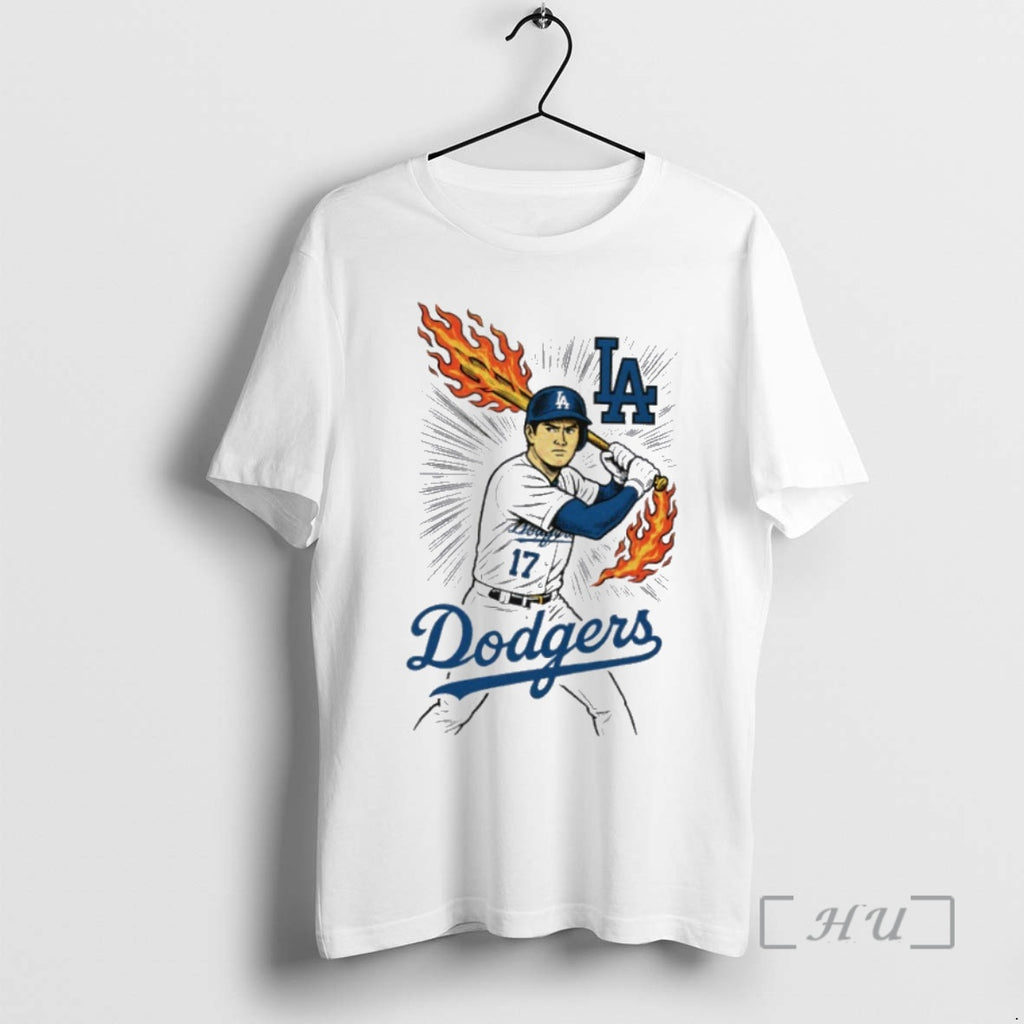 Officials Shohei Ohtani 17 Mlb Los Angeles Dodgers Shirt Hoodie Sweatshirt | PurePodTees.com