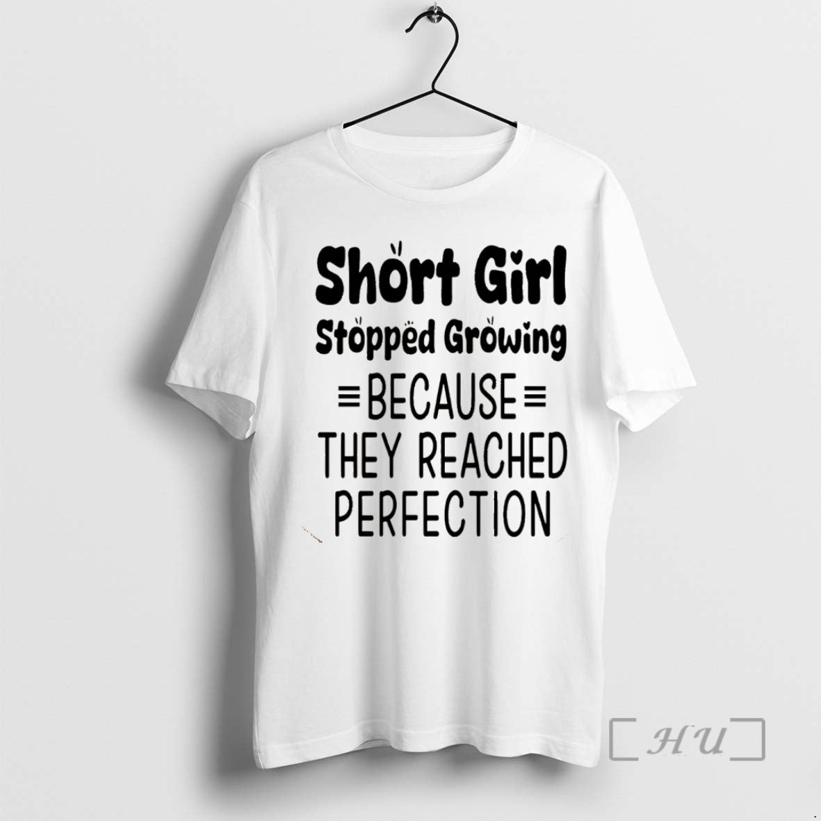 Officials Short Girls Stopped Growing Because They Reached Perfection Christmas Shirt Hoodie Sweatshirt | PurePodTees.com