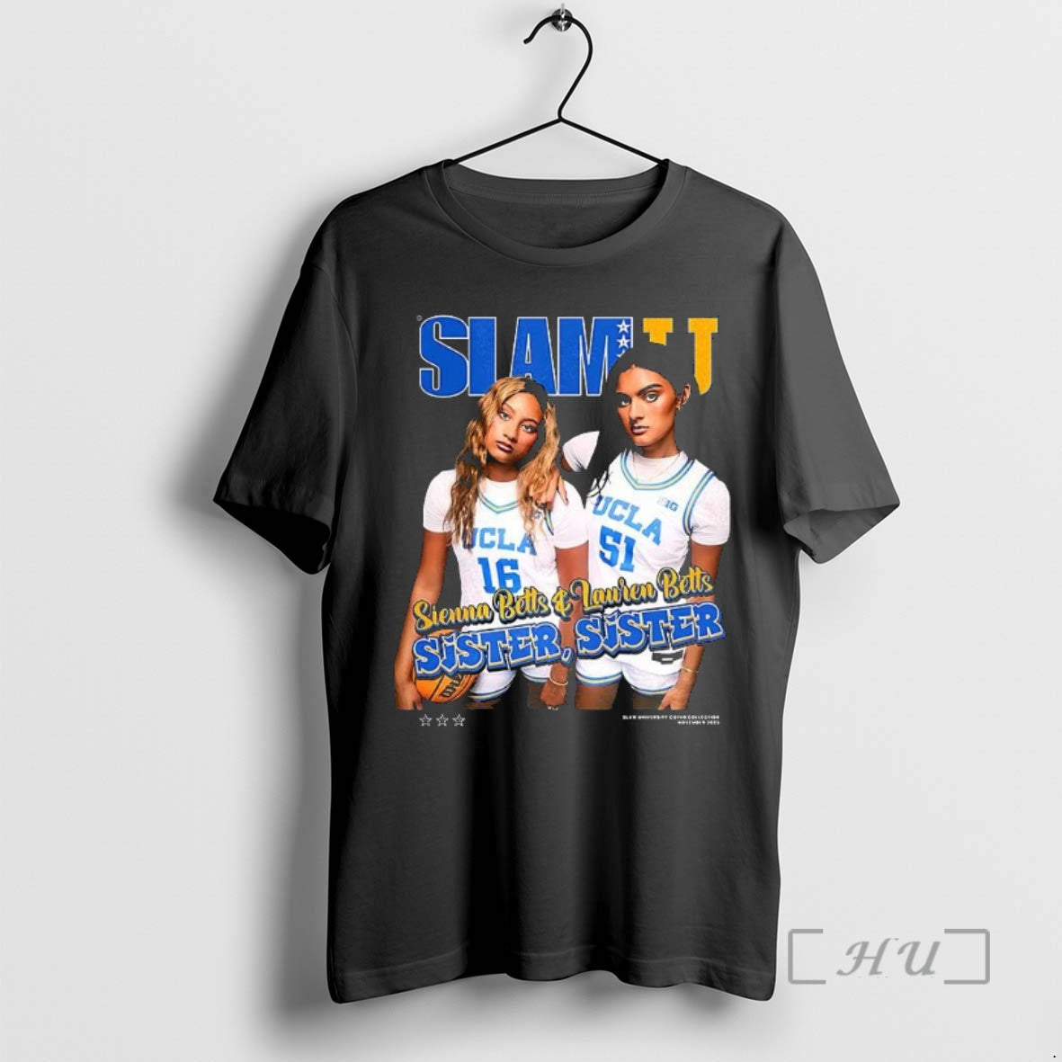 Officials Sienna And Lauren Betts Ucla Bruins Basketball Sister 2025 Shirt Hoodie Sweatshirt | PurePodTees.com