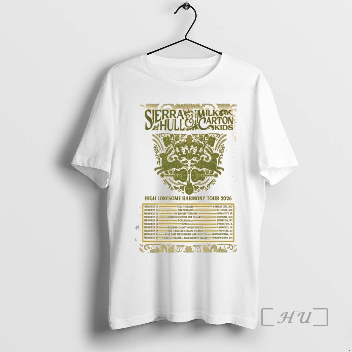 Officials Sierra Hull The Milk Carton Kids High Lonesome Harmony Tour 2026 Premium T Shirts Hoodie Sweatshirt