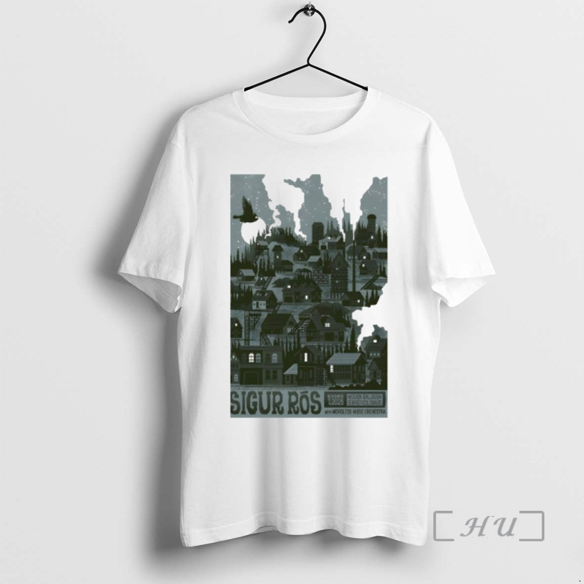 Officials Sigur Ros Nov 7th 2025 Mission Ballroom Denver Co Shirt Hoodie Sweatshirt | PurePodTees.com