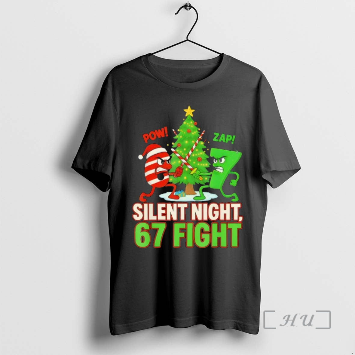 Officials Silent Night 67 Fight Christmas Shirt Hoodie Sweatshirt | PurePodTees.com