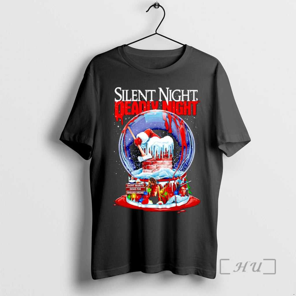 Officials Silent Night Deadly Night Frozen In Fear Shirt Hoodie Sweatshirt | PurePodTees.com