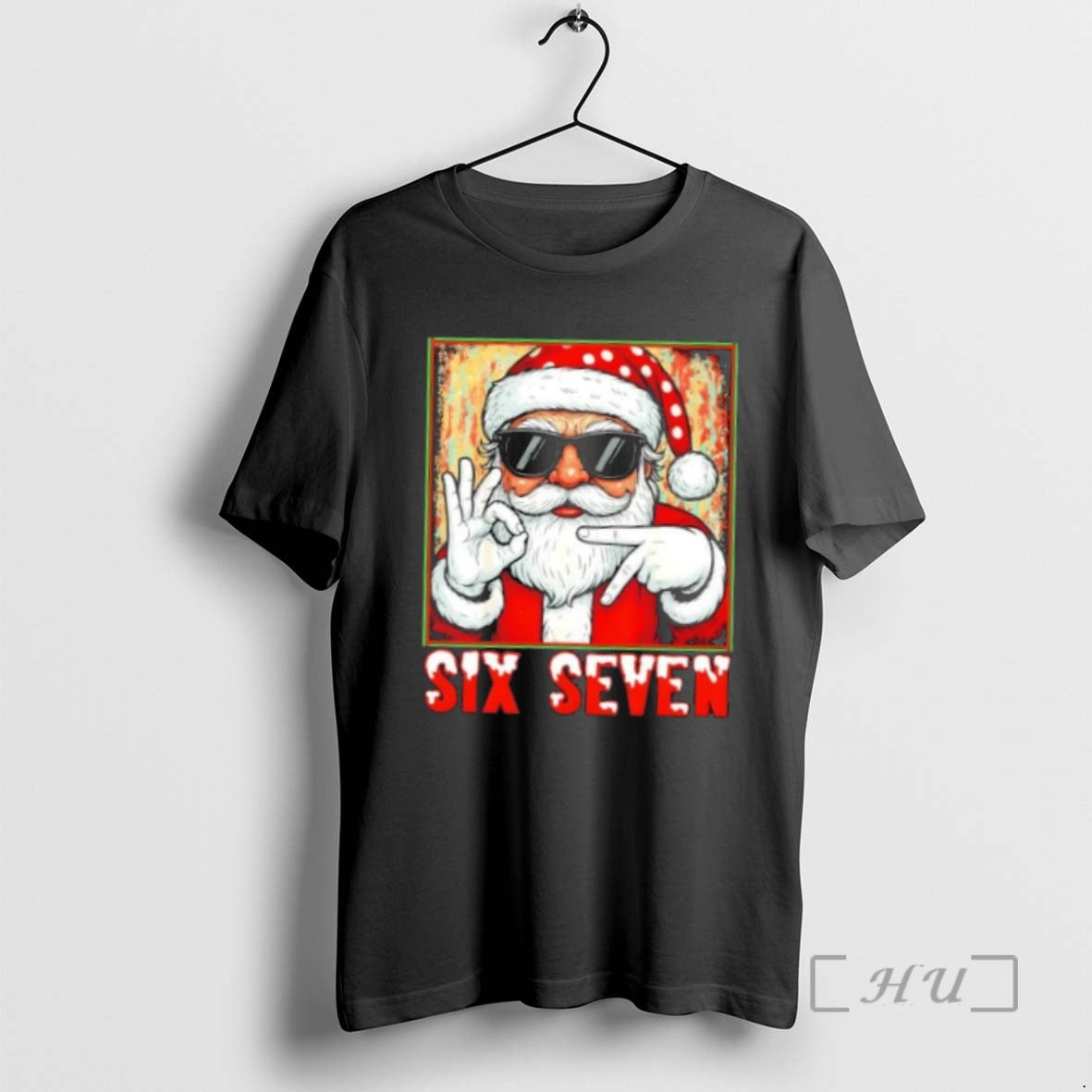 Officials Six Seven Meme Christmas Cool Santa Saying Funny Shirt Hoodie Sweatshirt | PurePodTees.com