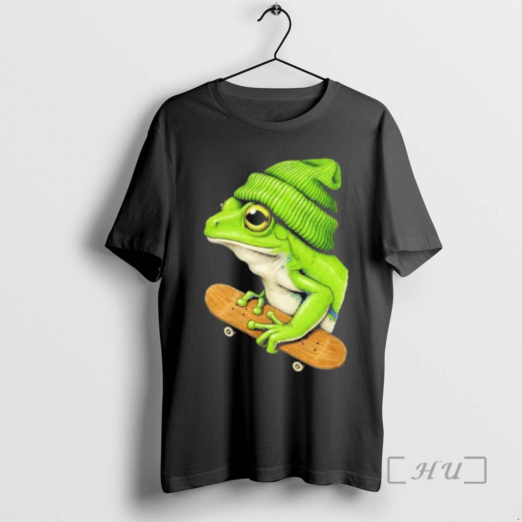 Officials Skateboarding Frog