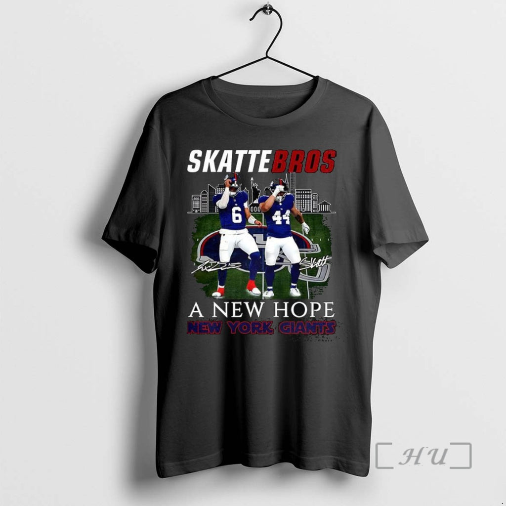 Officials Skatte Bros A New Hope New York Giants Signature T Shirt Sweater