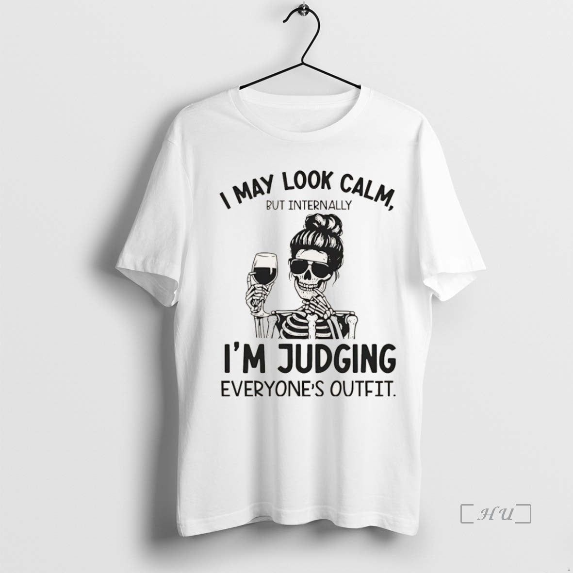 Officials Skeleton I May Look Calm But Internally Im Judging Everyones Outfit Christmas Premium Shirt Hoodie Sweatshirt