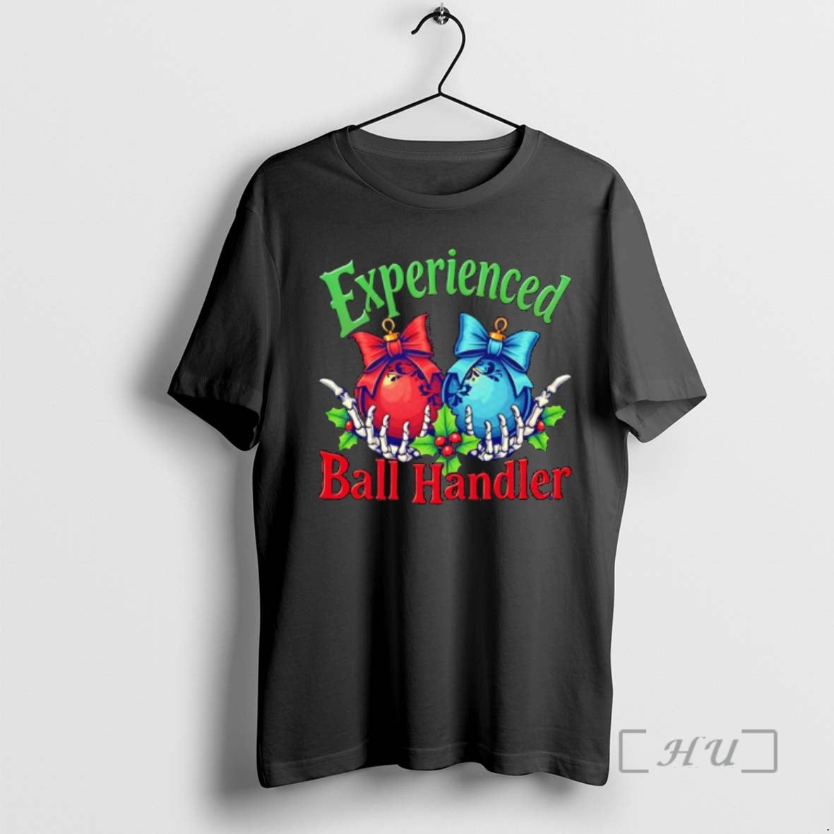Officials Skeleton Hand Experienced Ball Handler Christmas Shirt Hoodie Sweatshirt | PurePodTees.com
