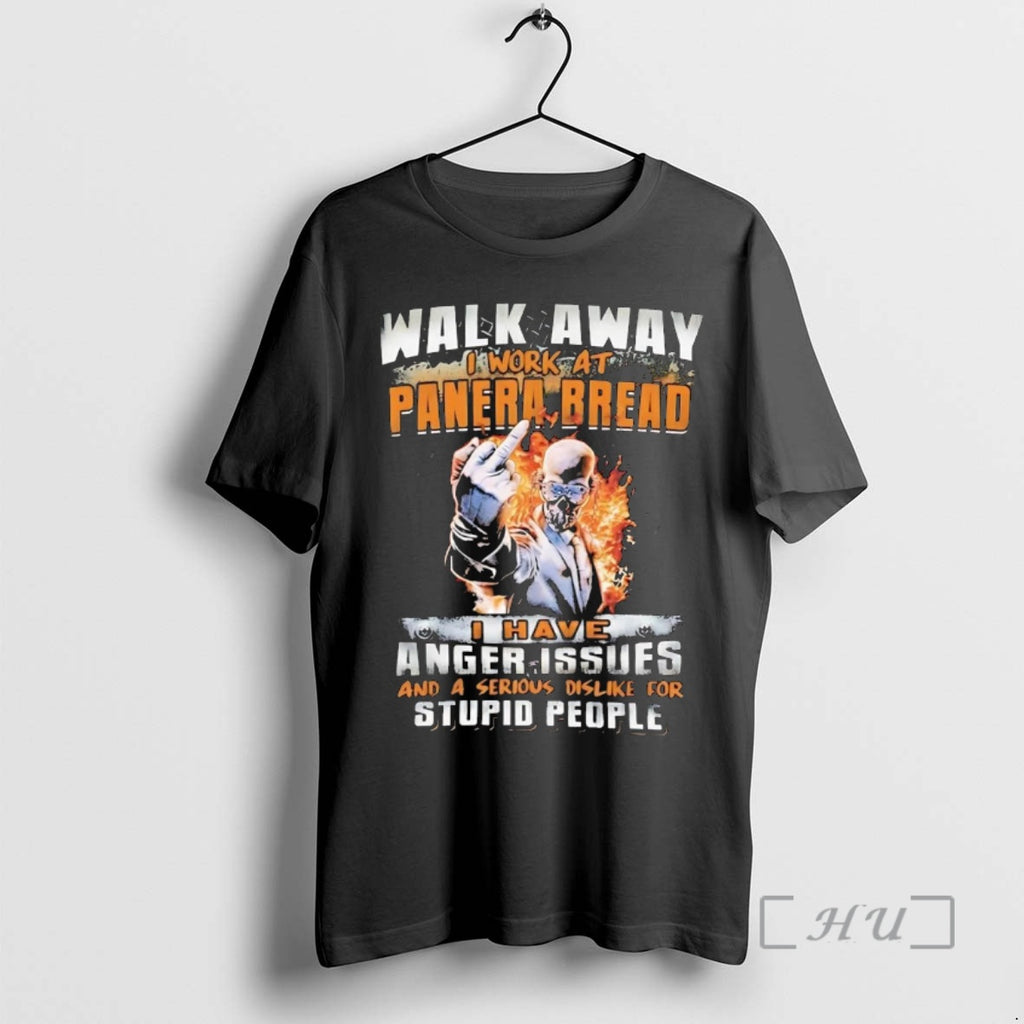Officials Skeleton Walk Away I Work At Panera Bread I Have Anger Issues Premium Shirt Hoodie Sweatshirt | PurePodTees.com