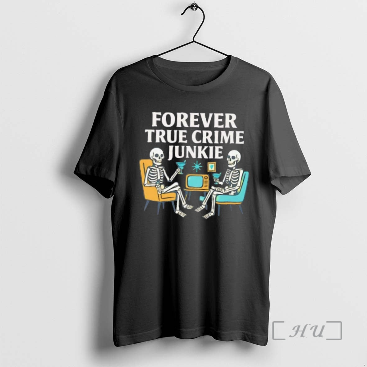 Officials Skeletons Forever True Crime Junkie Shirt Hoodie Sweatshirt | PurePodTees.com