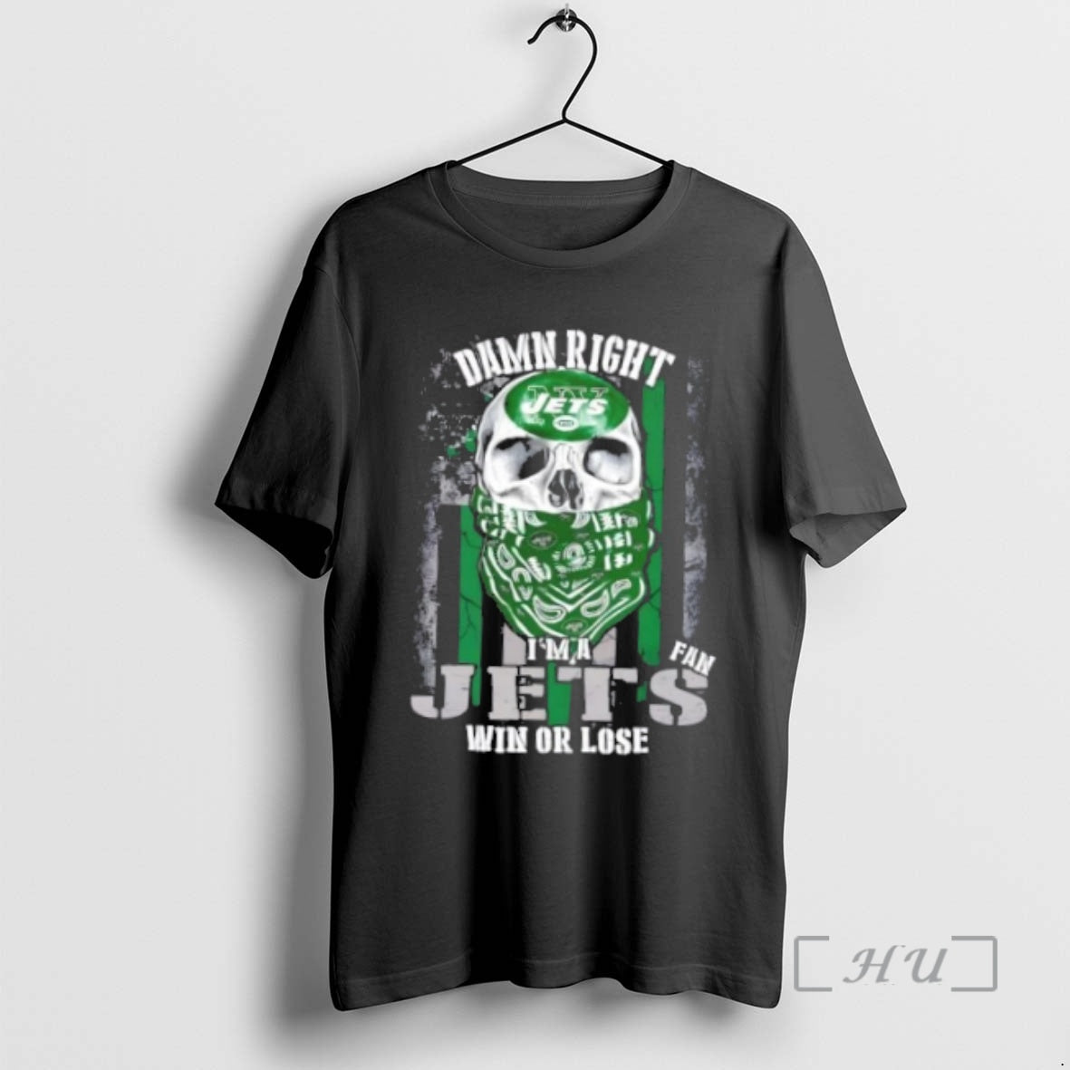 Officials Skull Damn Right Im A New York Jets Fan Win Or Lose Us Flag Shirt Hoodie Sweatshirt | PurePodTees.com