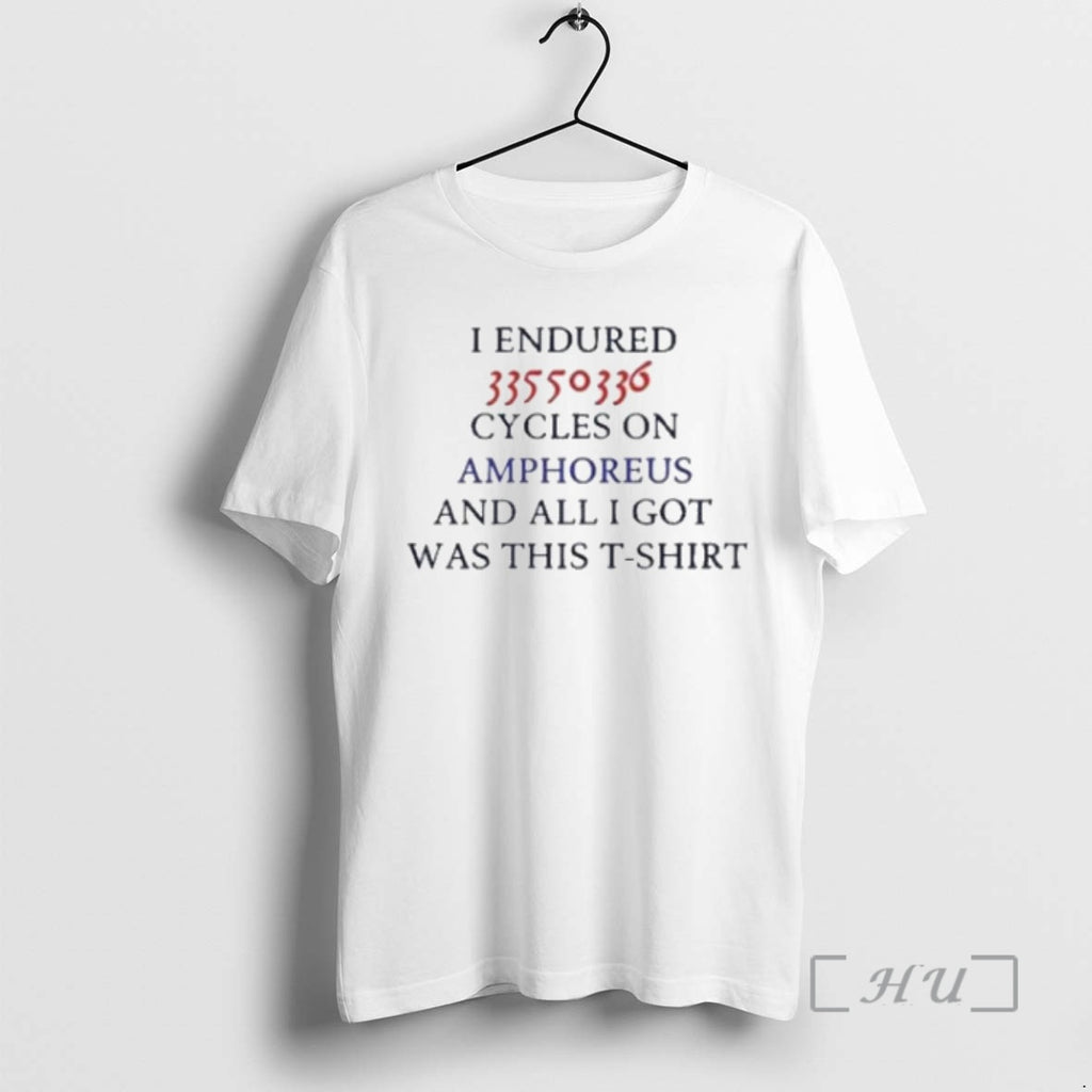 Officials Sleepykssi I Endured 33550336 Cycles On Amphoreus And All I Got Was This Premium Shirt Hoodie Sweatshirt