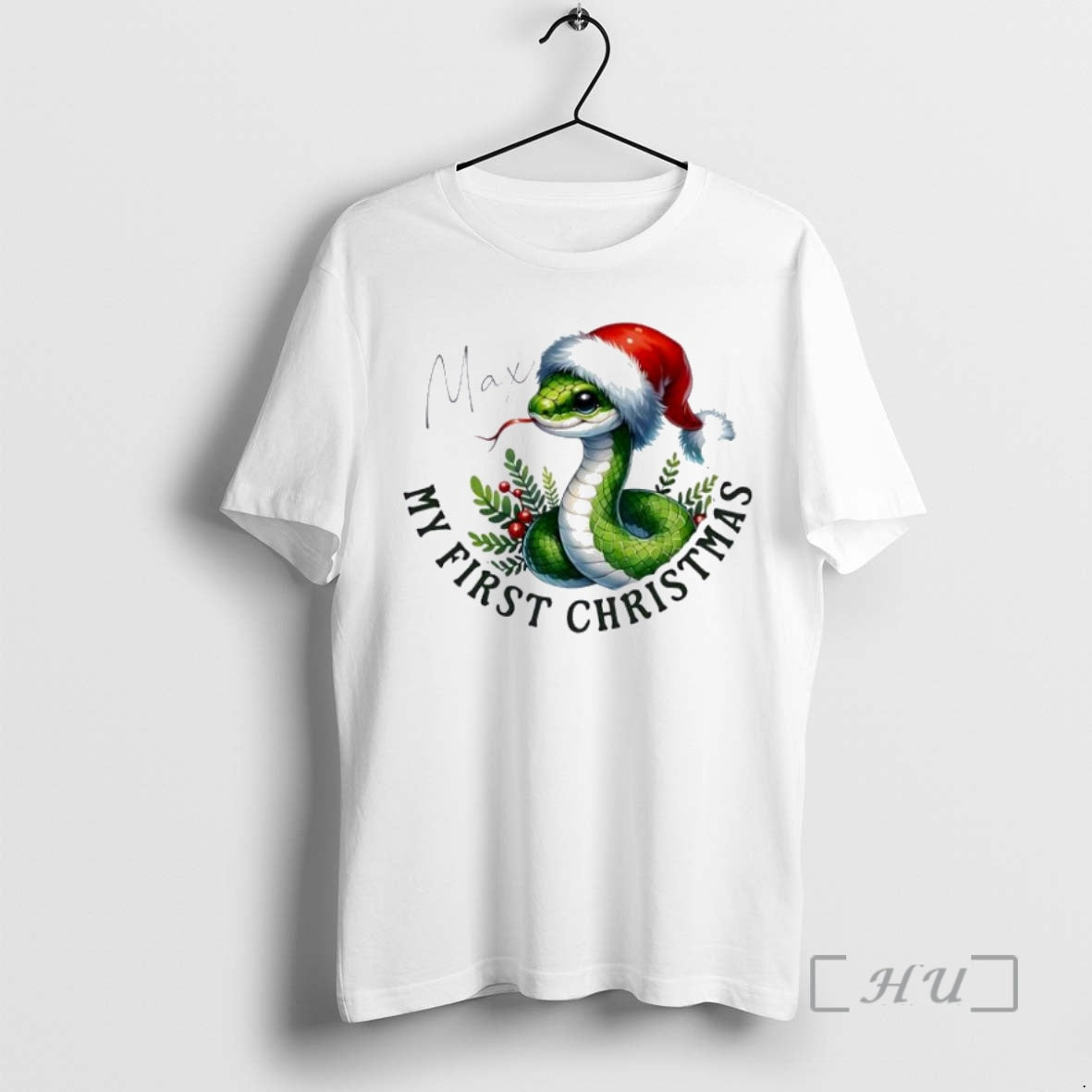 Officials Snake Xmas Babys First Christmas Personalized Ornaments White Shirt Hoodie Sweatshirt | PurePodTees.com