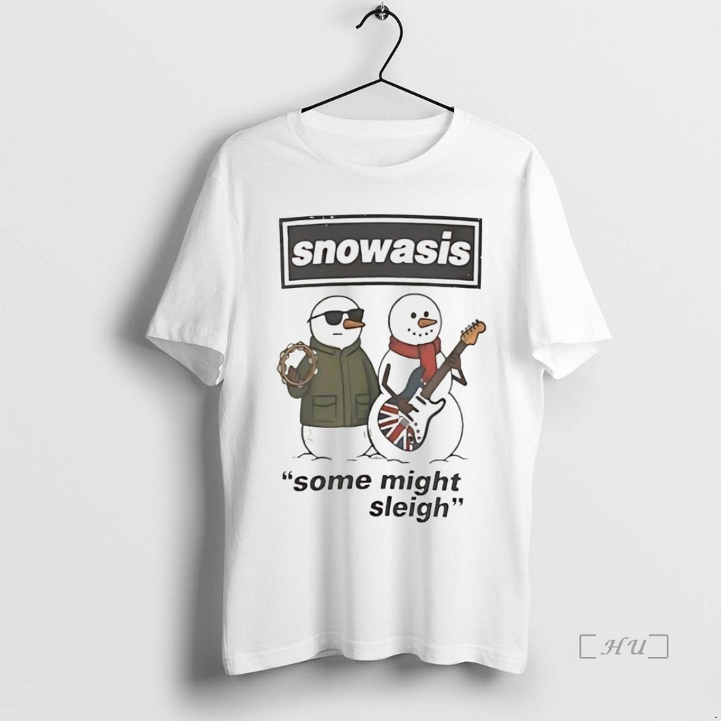 Officials Snowasis Some Might Sleigh Christmas White Shirt Hoodie Sweatshirt | PurePodTees.com