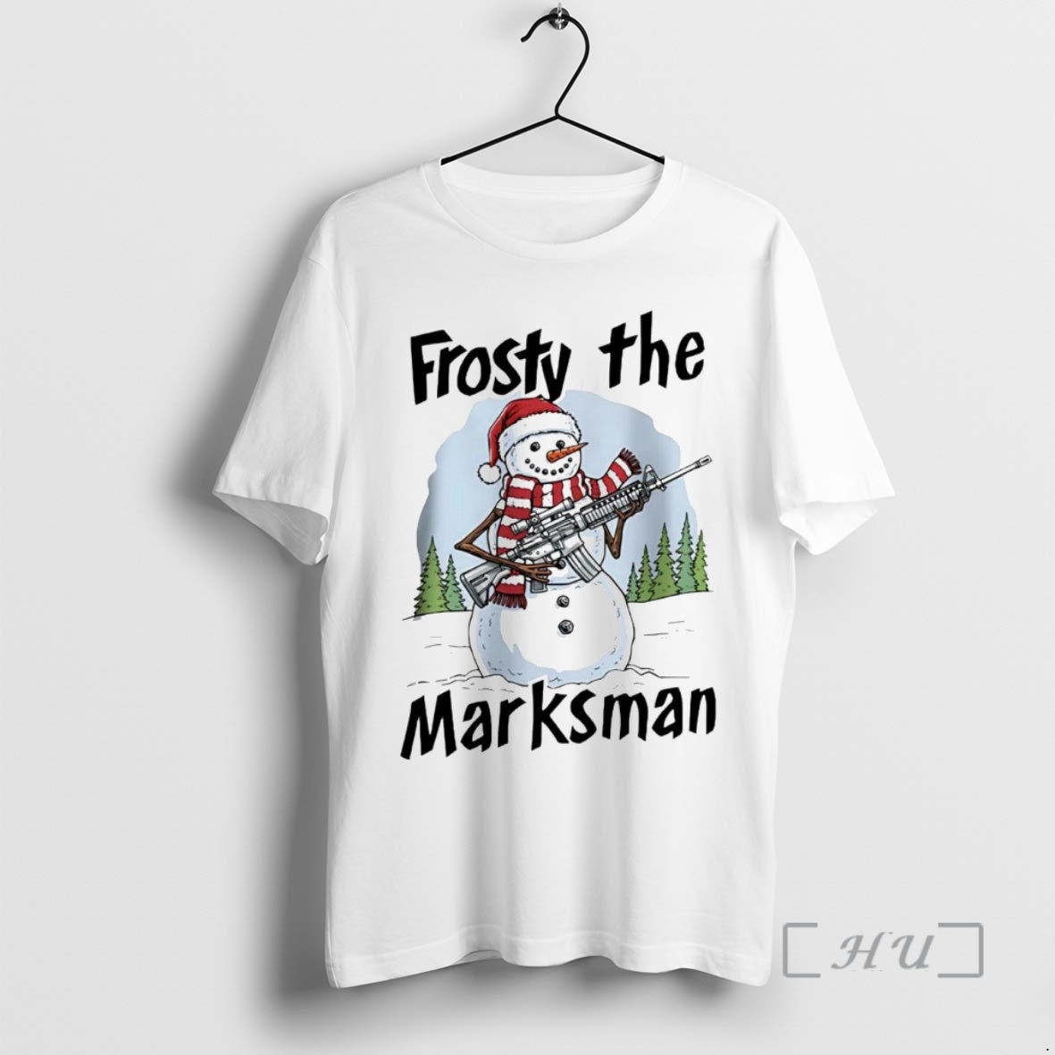 Officials Snowman Frosty The Marksman Christmas Shirt Hoodie Sweatshirt | PurePodTees.com