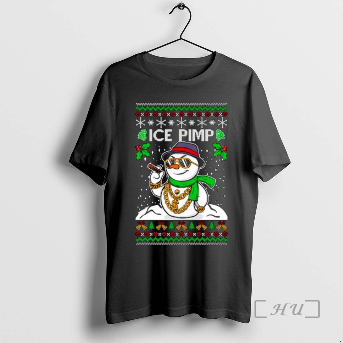 Officials Snowman Ice Pimp Ugly Christmas Ornaments Shirt Hoodie Sweatshirt | PurePodTees.com