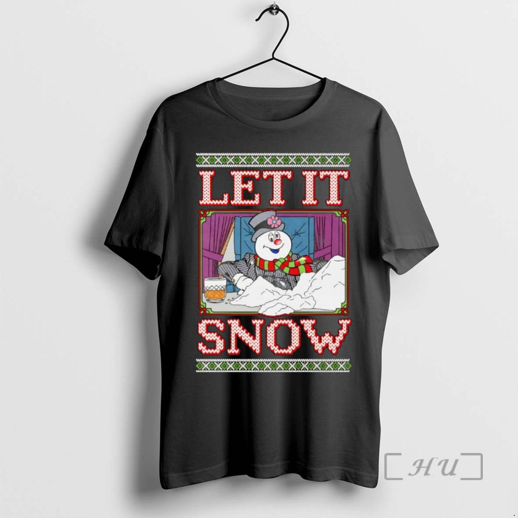 Officials Snowman Let It Snow Ugly Christmas Shirt Hoodie Sweatshirt | PurePodTees.com