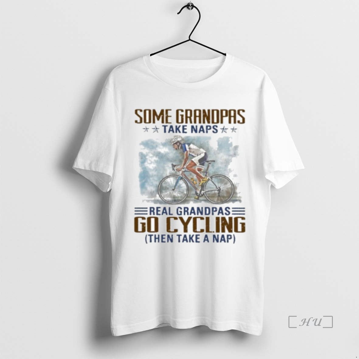 Officials Some Grandpas Take Naps Real Grandpas Go Cycling Then Take A Nap Premium Shirt Hoodie Sweatshirt | PurePodTees.com