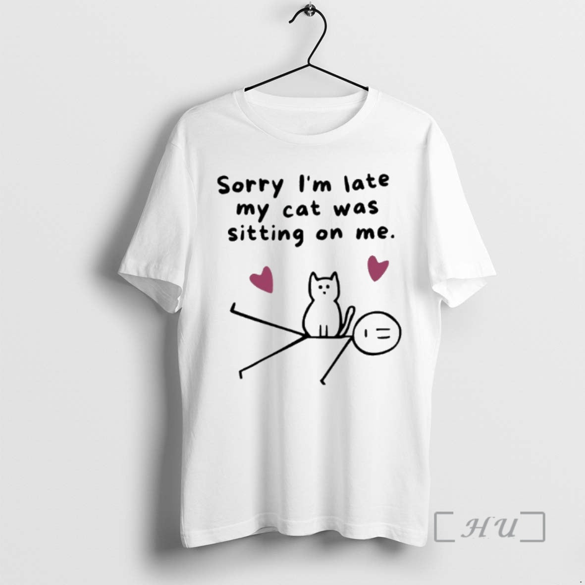 Officials Sorry Im Late My Cat Was Sitting On Me Shirt Hoodie Sweatshirt | PurePodTees.com