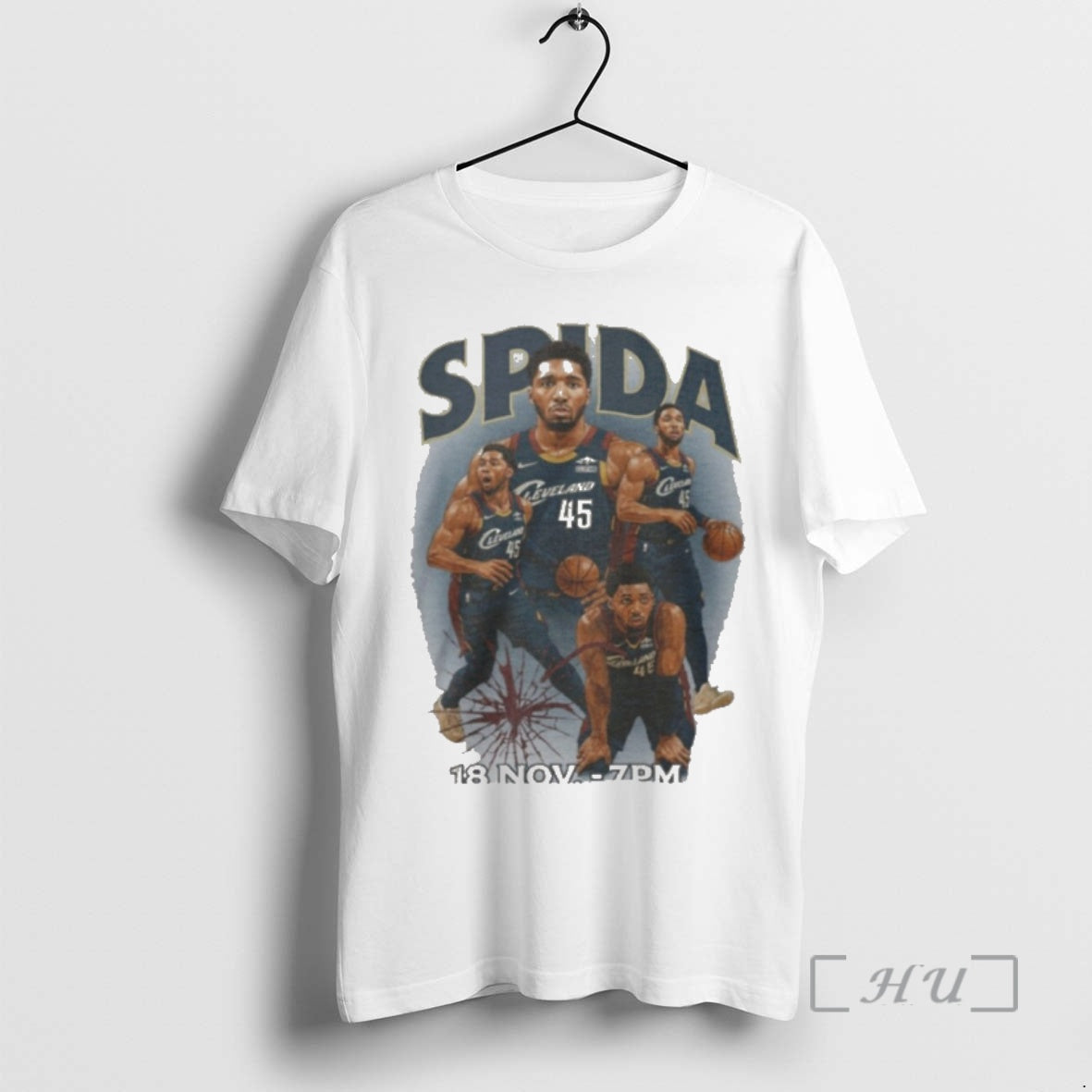 Officials Spida Donovan Mitchell Cleveland Cavaliers 18 November 2025 Shirt Hoodie Sweatshirt | PurePodTees.com