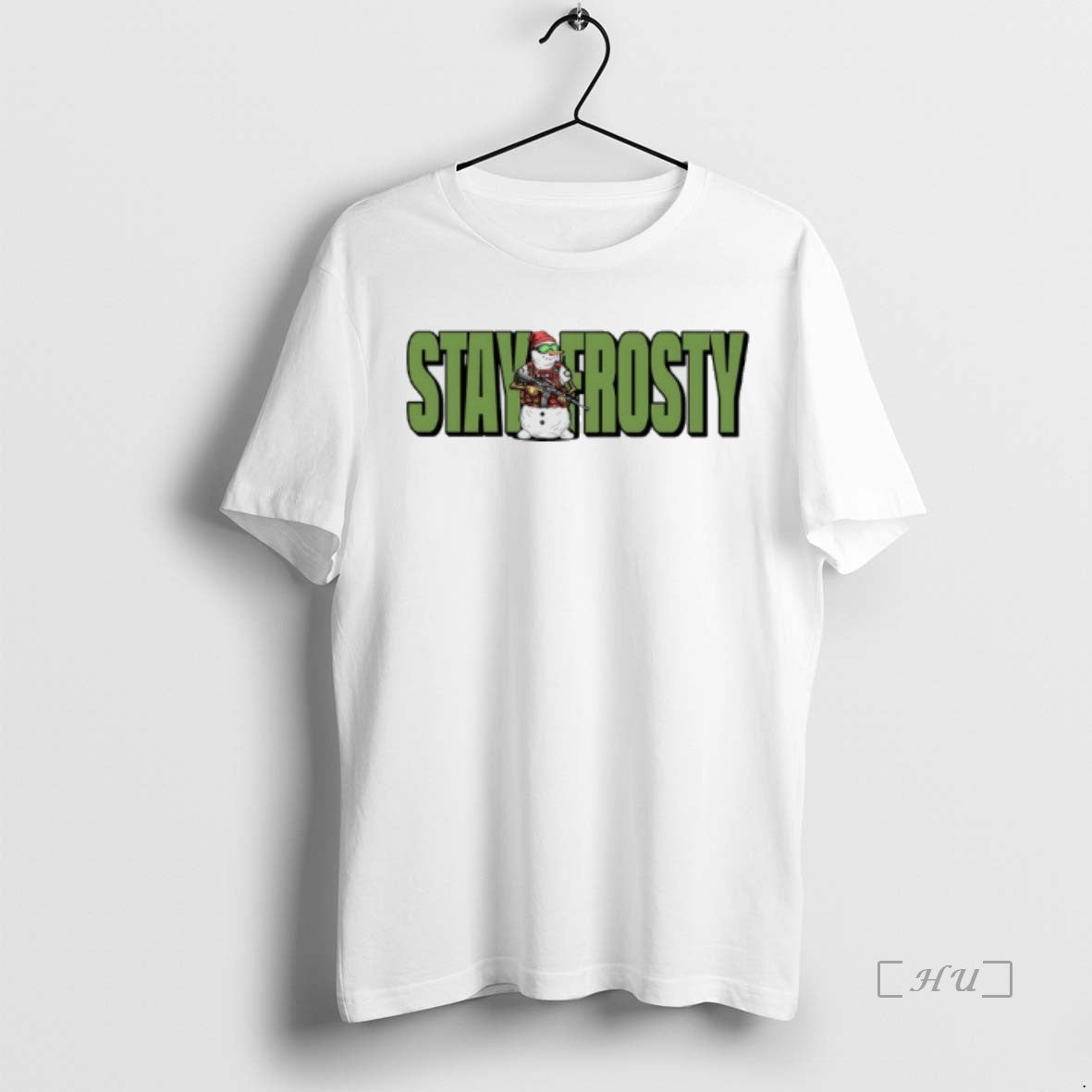 Officials Stay Frosty Snowman Gun Christmas Shirt Hoodie Sweatshirt | PurePodTees.com