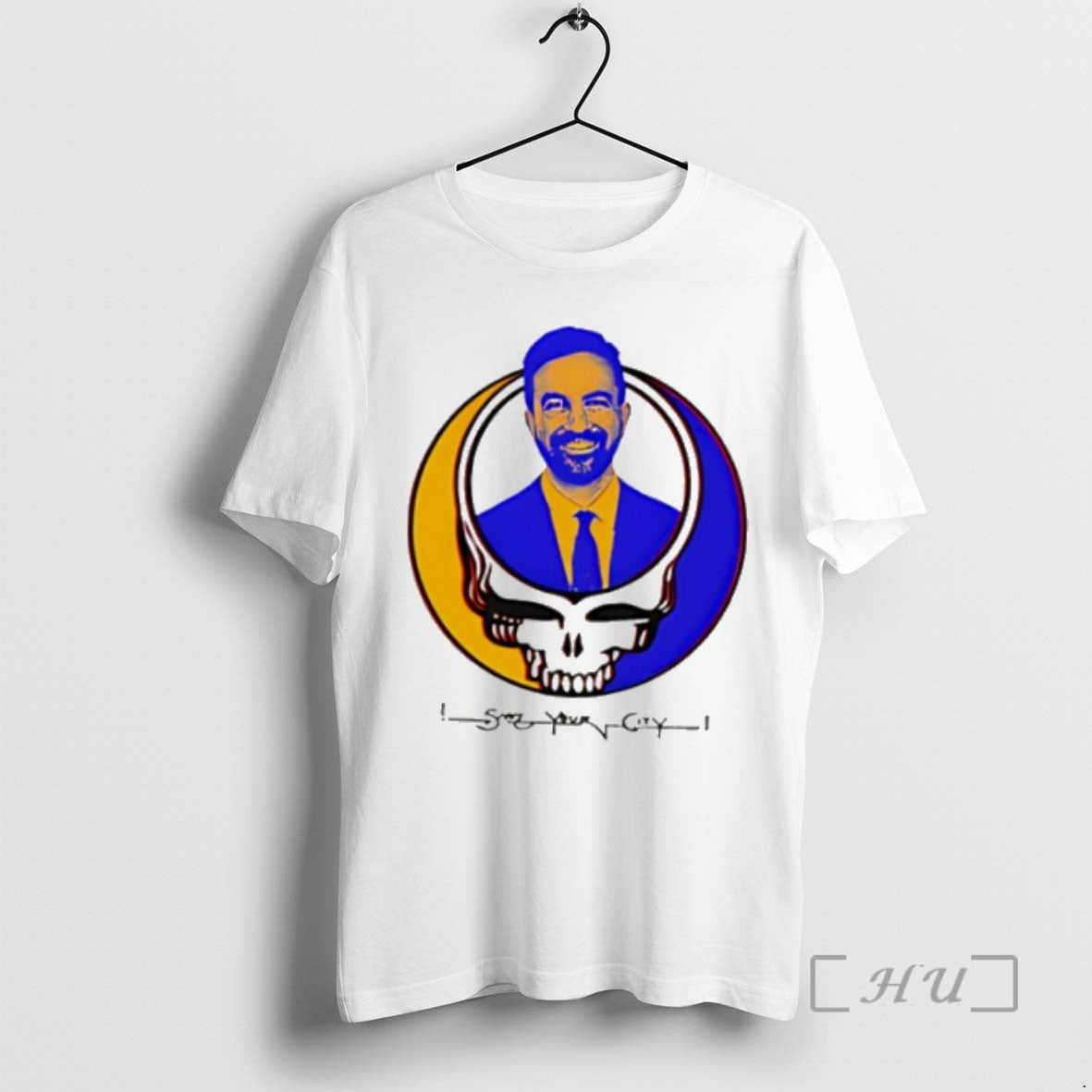 Officials Steal Your Face X Zohran Mamdani Logo Shirt Hoodie Sweatshirt | PurePodTees.com