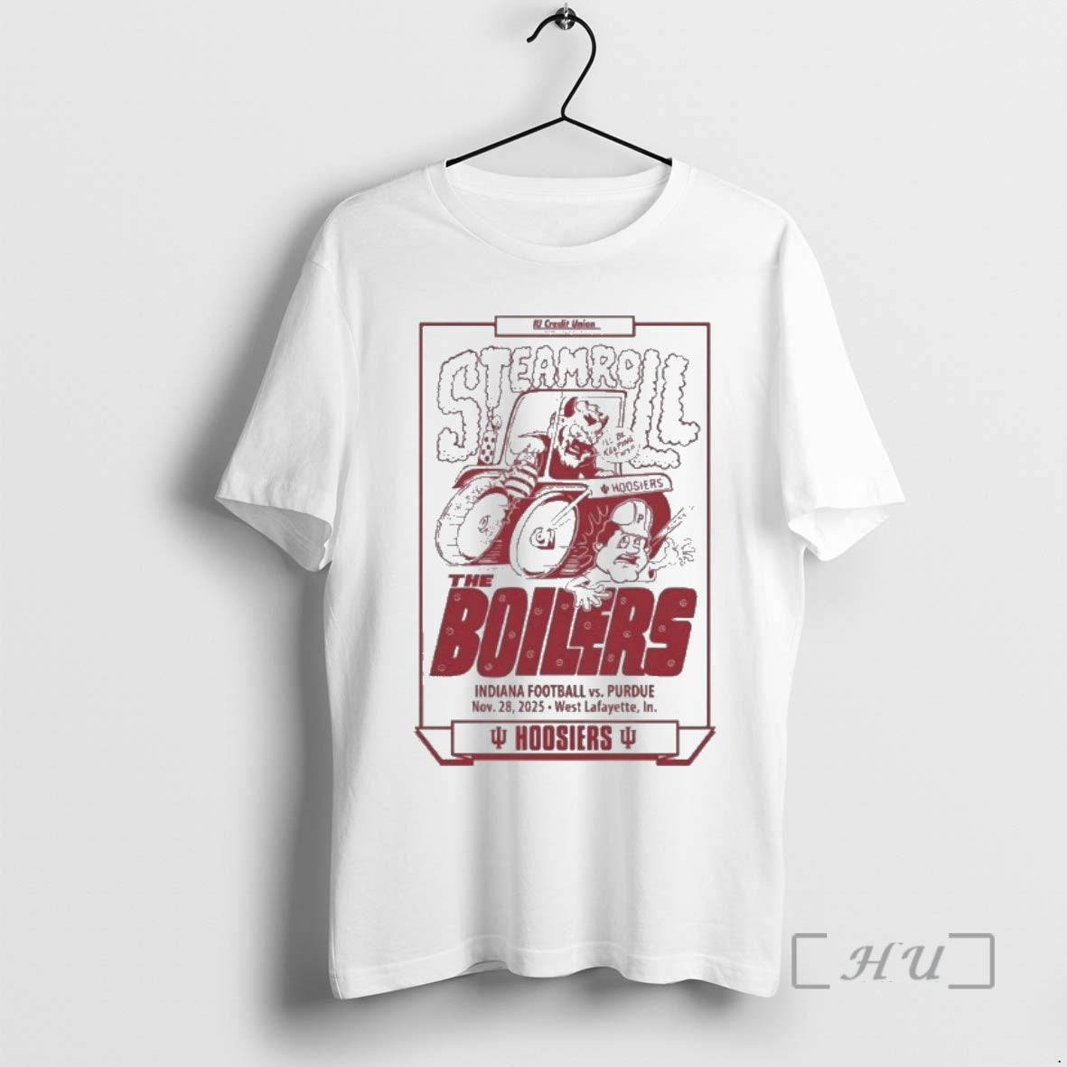 Officials Streamroll The Boilers Indiana Football Vs Purdue Nov 28 2025 West Lafayette In Hoosiers Shirt Hoodie Sweatshirt