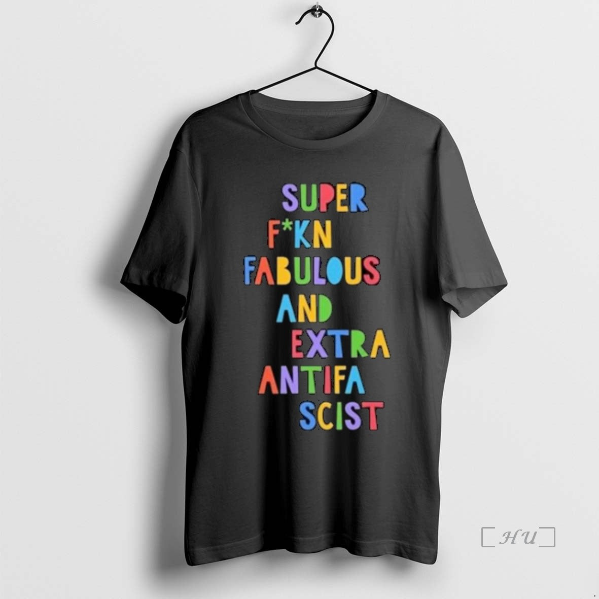 Officials Super Fucking Fabulous And Extra Antifa Scist Circle Black Shirt Hoodie Sweatshirt | PurePodTees.com