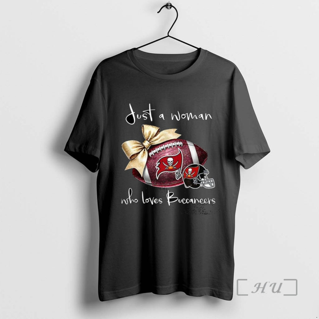 Officials Tampa Bay Buccaneers Just A Woman Who Loves Buccaneers Football T Shirt Sweater