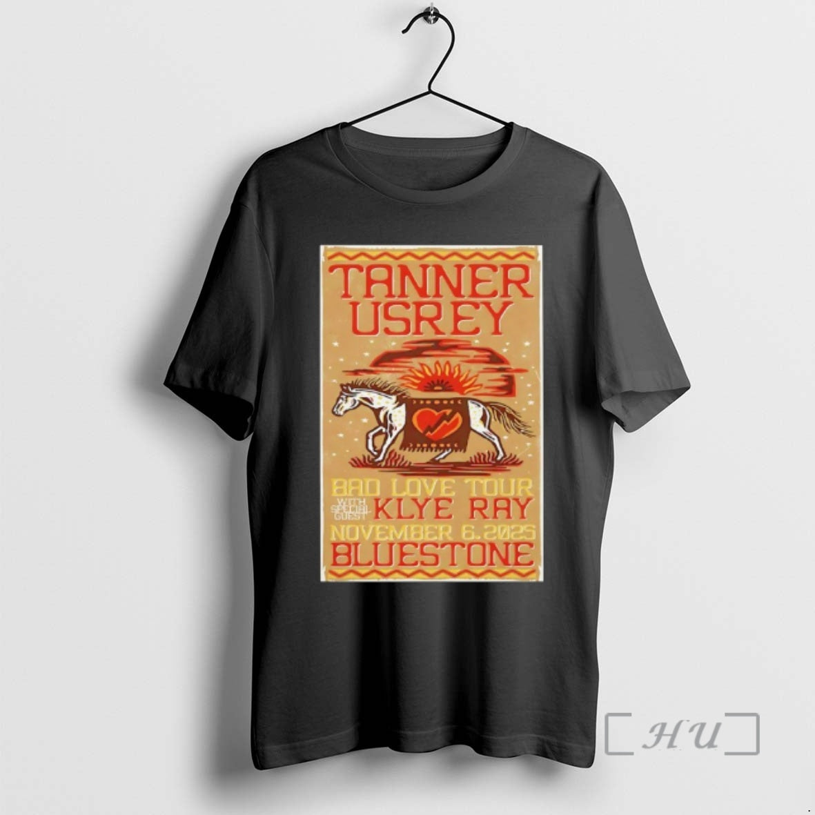 Officials Tanner Usrey Bad Love Tour Hom Special Guest Klye Ray November 6 2025 Bluestoner Shirt Hoodie Sweatshirt