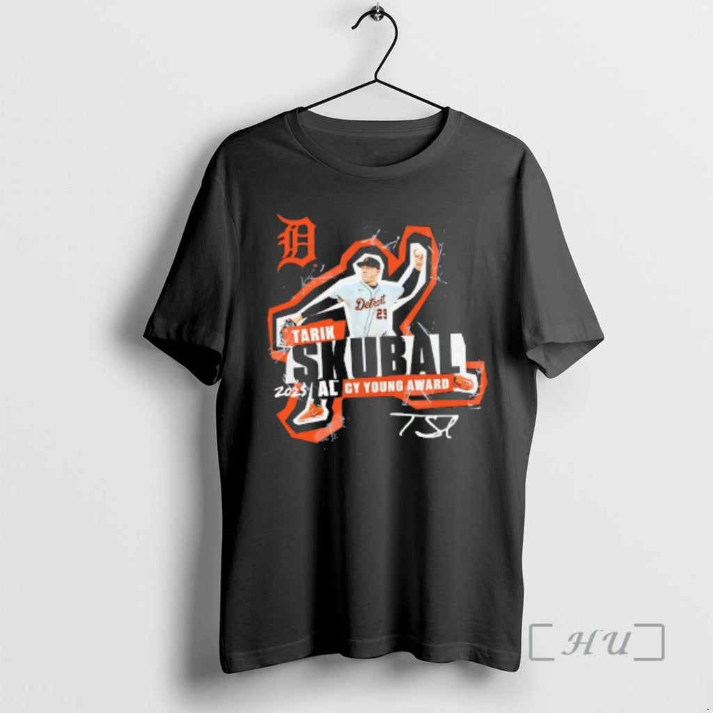 Officials Tarik Skubal Detroit Tigers 2025 American League Cy Young Award Winner Premium T Shirts Hoodie Sweatshirt