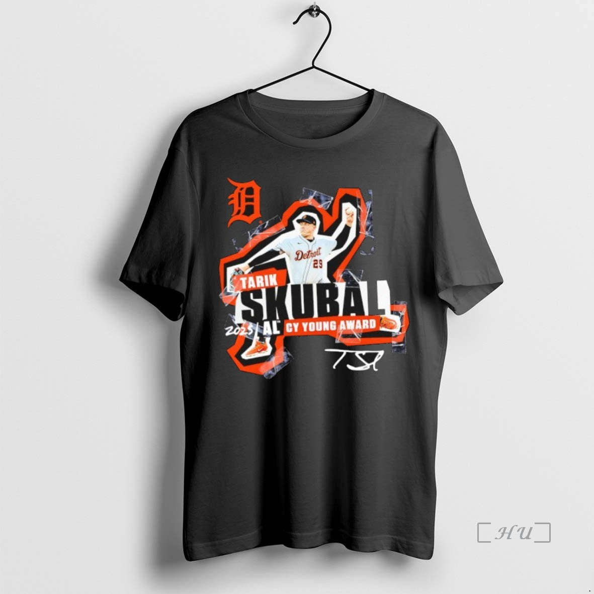 Officials Tarik Skubal Detroit Tigers 2025 American League Cy Young Award Winner Signature Premium Shirt Hoodie Sweatshirt