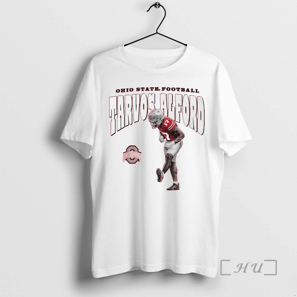 Officials Tarvos Alford Illustrated Celebration Ohio State Football T Shirt Sweater