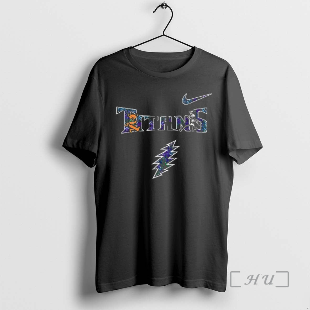 Officials Tennessee Titans Grateful Dead 60 Years Of Rock Logo Shirt Hoodie Sweatshirt | PurePodTees.com