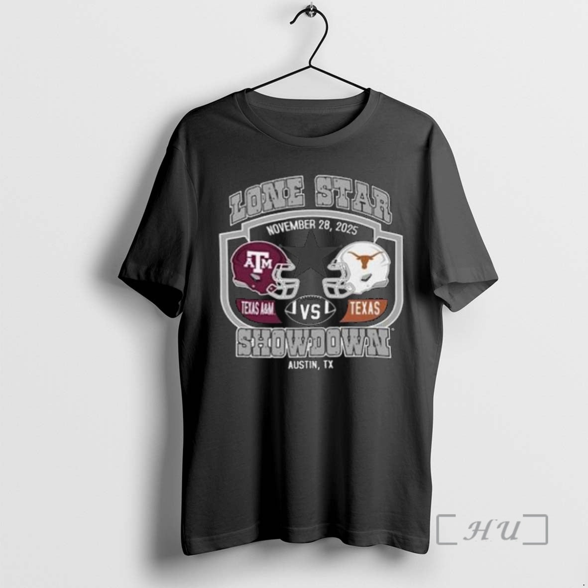 Officials Texas Am Aggies Vs Texas Longhorns Lone Star Showdown November 28 2025 Circle Black Shirt Hoodie Sweatshirt