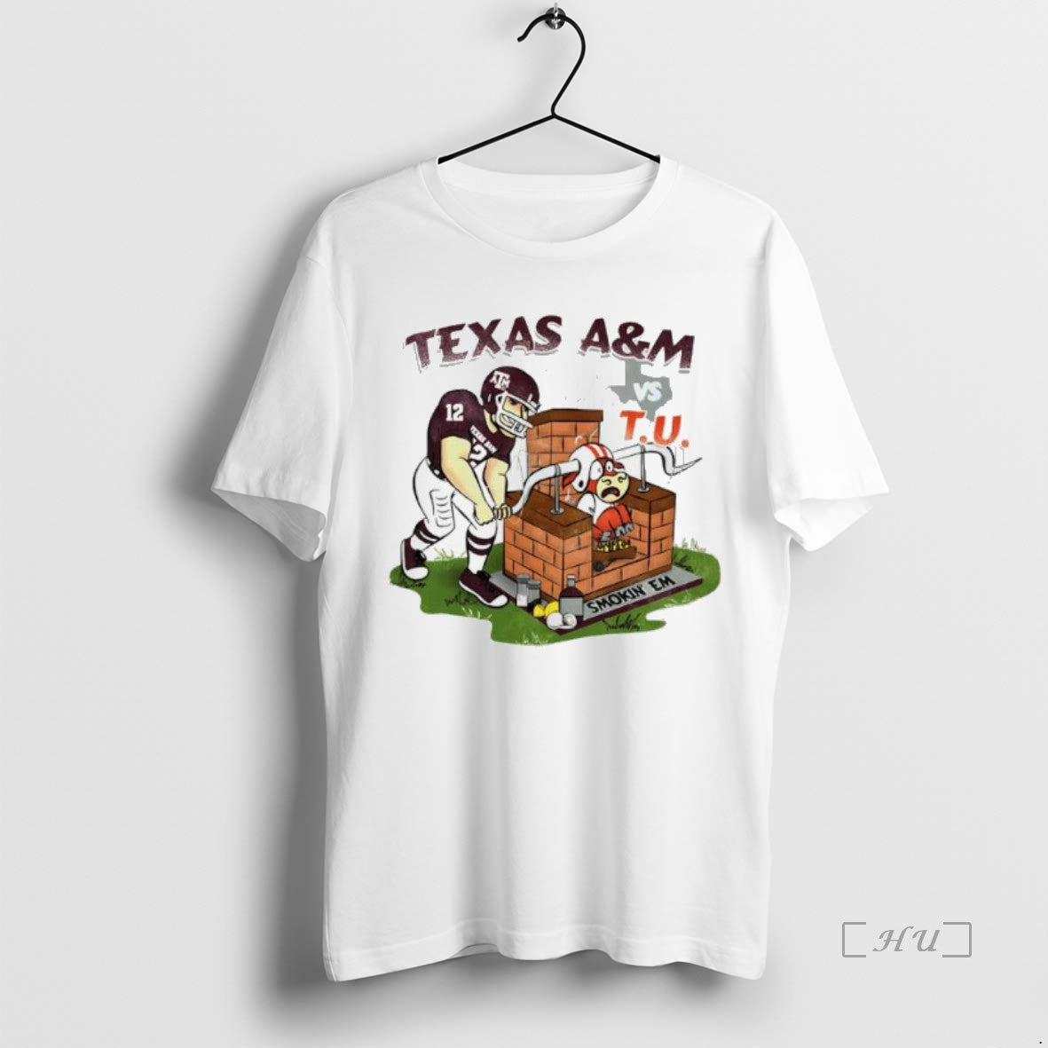 Officials Texas Am Vs Tu Smokin Em Shirt Hoodie Sweatshirt | PurePodTees.com