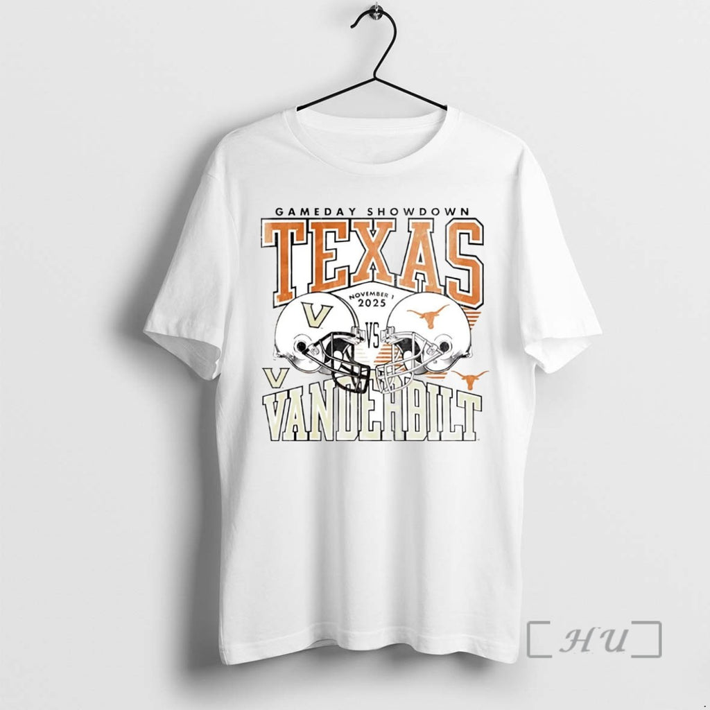Officials Texas Longhorns Vs Vanderbilt Commodores Gameday Showdown T Shirt Sweater