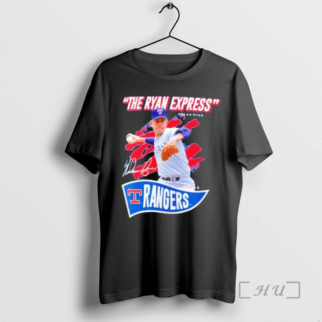 Officials Texas Rangers Nolan Ryan The Ryan Express Shirt Hoodie Sweatshirt | PurePodTees.com