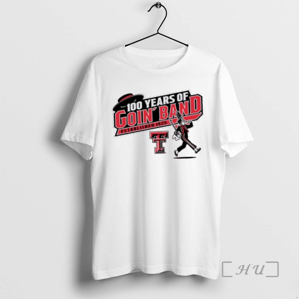 Officials Texas Tech Red Raiders 100 Years Of Goin Band T Shirt Sweater