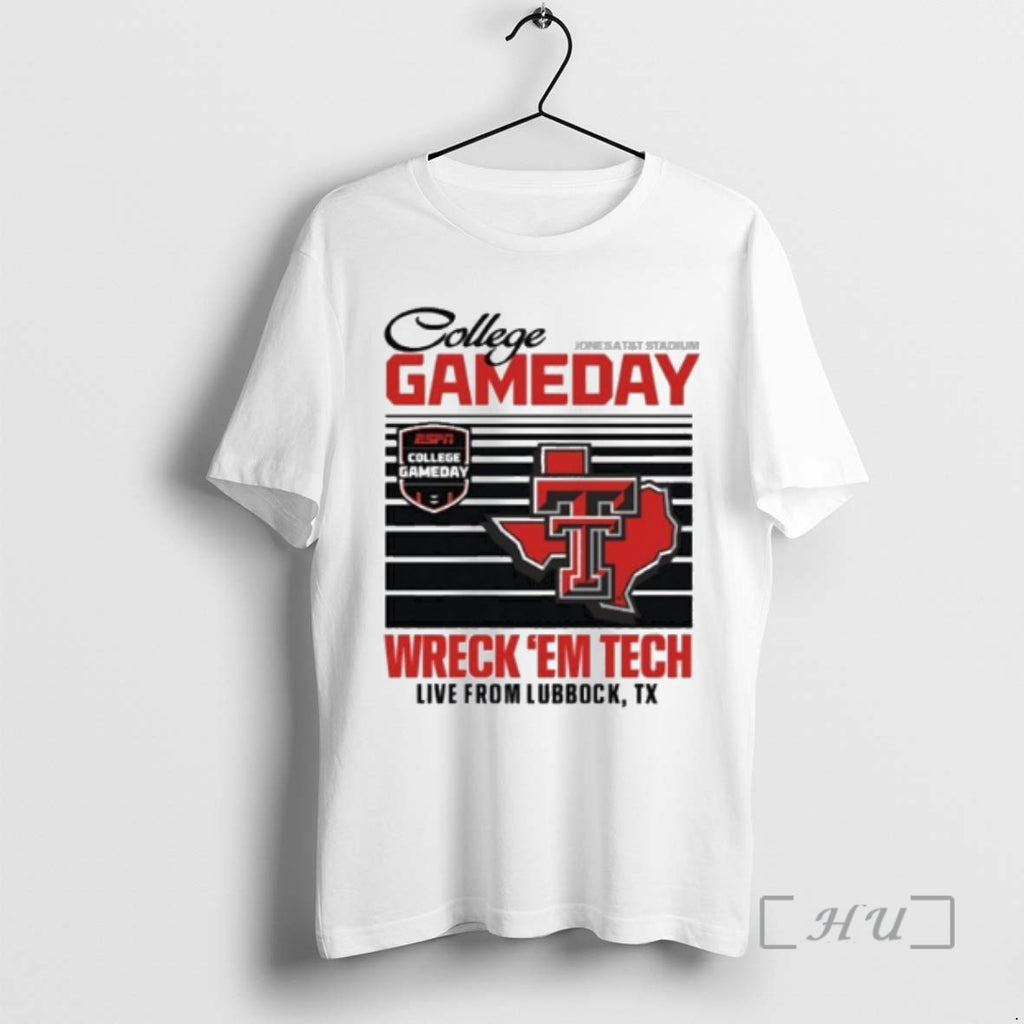 Officials Texas Tech Red Raiders College Gameday Wreck Em Live From Lubbock Tx Premium Shirt Hoodie Sweatshirt
